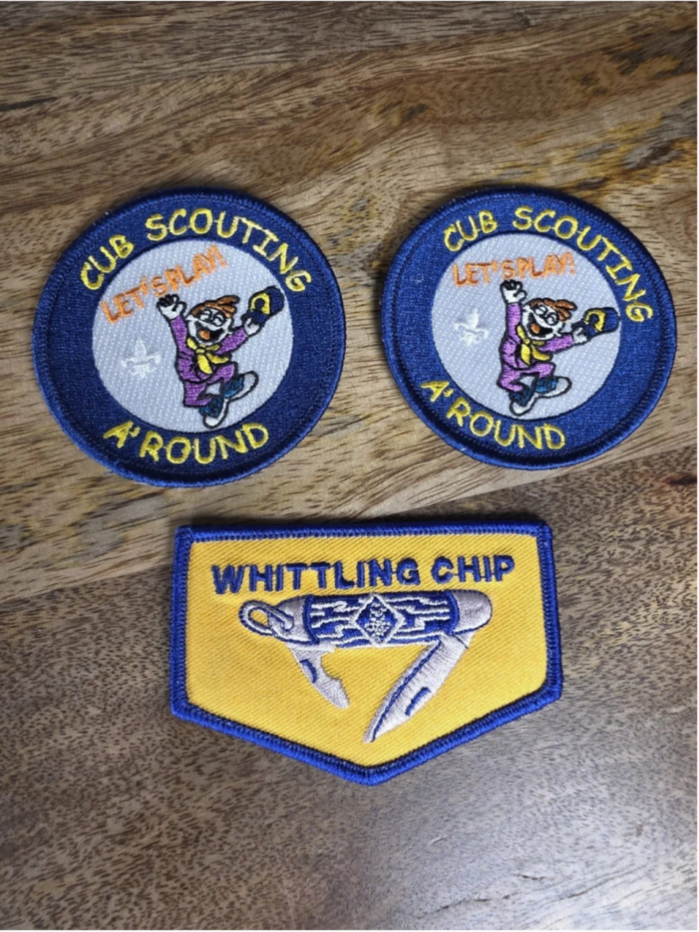 Boy Scout Cub BSA Patch Lot Activity Segments Whittling Chip Badges Pins VTG